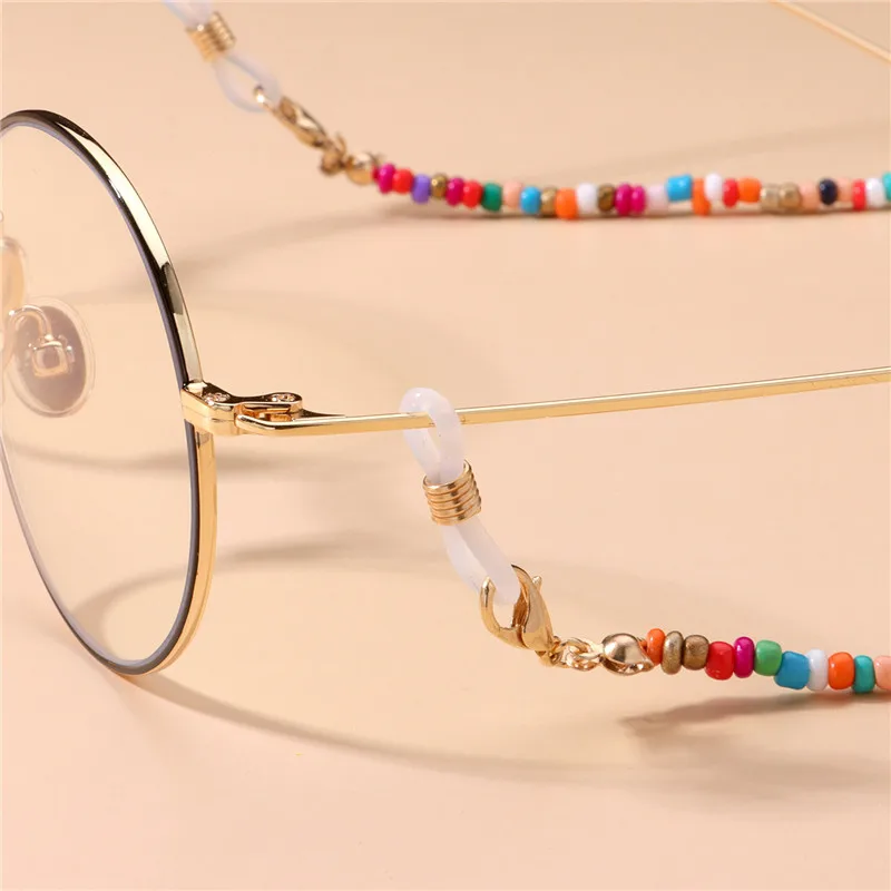 Cadena de cuentas para gafas de sol para mujer, 1 piezas, 70cm, soporte para gafas de sol, collar, accesorios de sujeción