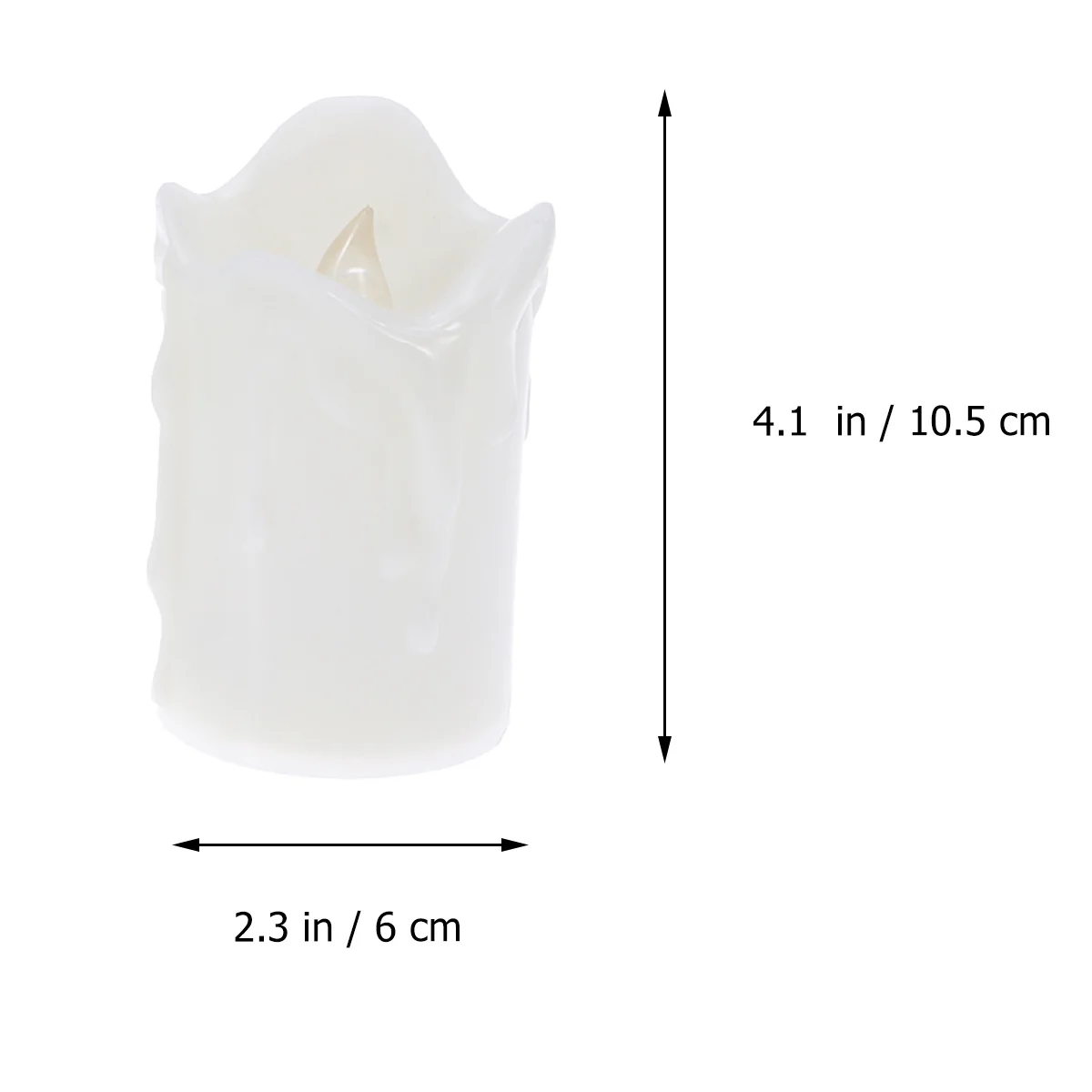 3 قطعة التحكم عن بعد LED الشموع الكهربائية المسيل للدموع عديمة اللهب الخفقان أضواء مهرجان الطرف الديكور صديقة للبيئة آمنة #3