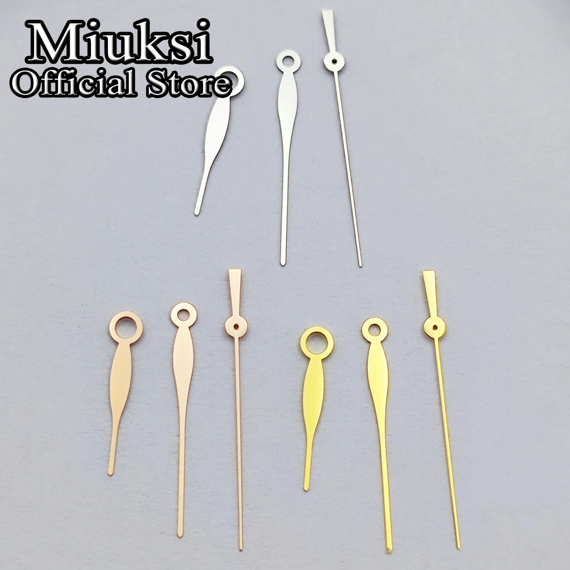 

Miuksi розовое золото/серебро/золото стрелки часов подходят для аксессуаров с автоматическим механизмом NH35 NH36