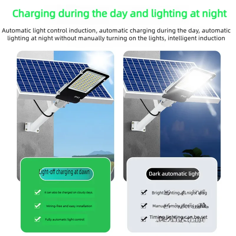 led-straatverlichting op zonne-energie ip65 huishoudelijke tuinverlichting super heldere buitenverlichting landelijke buitenlampen op zonne-energie