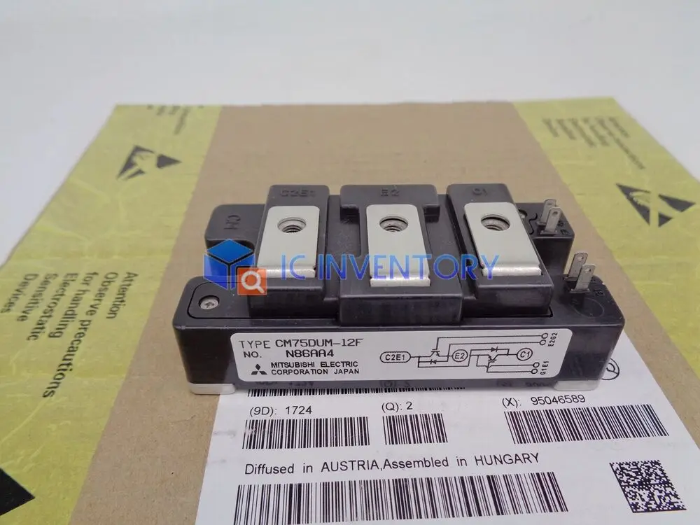 

1PCS CM75DUM-12F Encapsulation:MODULE,HIGH POWER SWITCHING USE INSULATED TYPE
