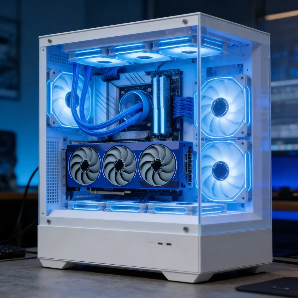 

Игровая видеокарта Intel Arc B580 Titan OC 12 ГБ GDDR6 с осевым вентилятором Torn Cooling 2.0, RGB LED-подсветкой и металлической задней панелью