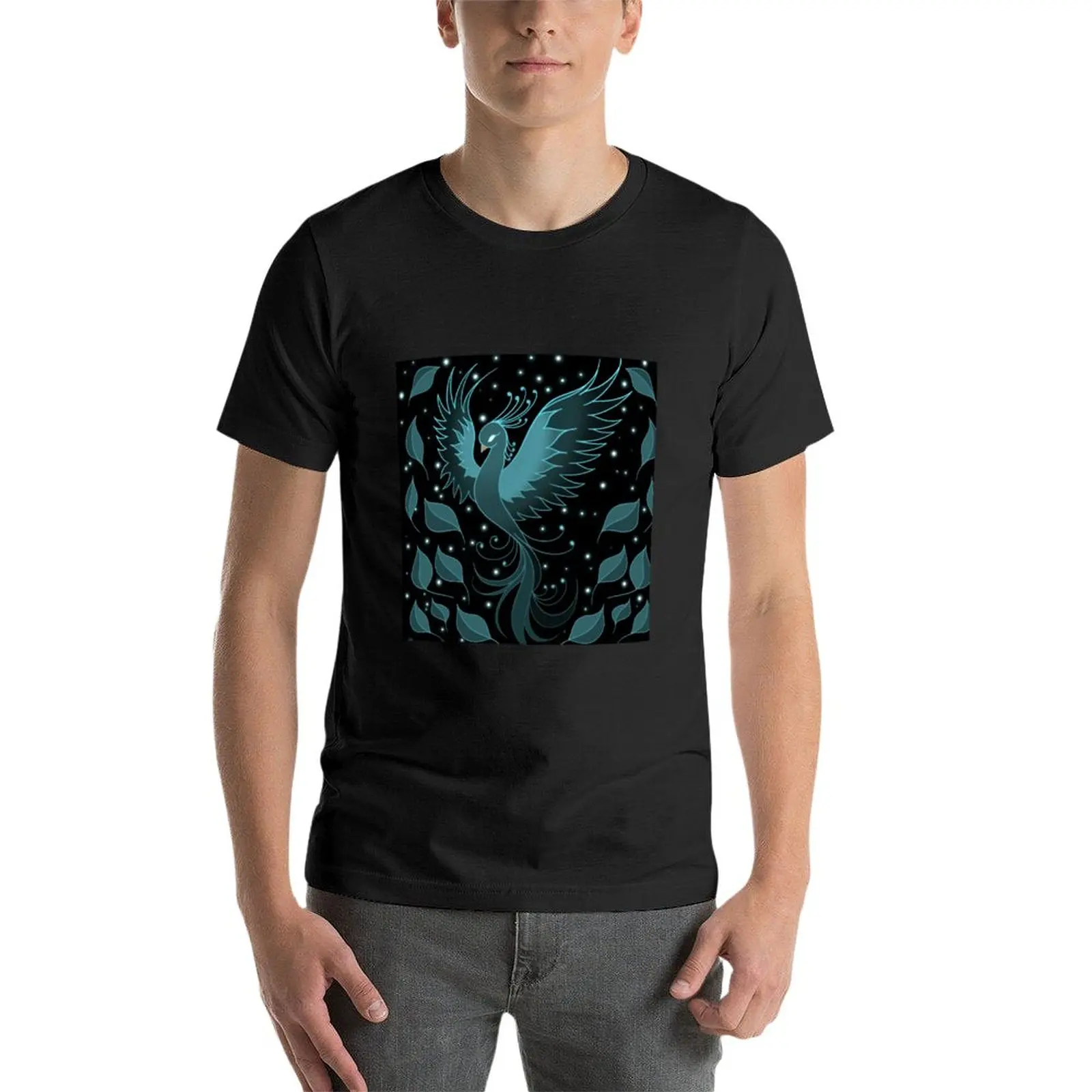 Nieuw Phoenix T-Shirt Sneldrogend T-Shirt Zwaargewicht T-Shirts Esthetische Kleding Zomer Top T-Shirts Voor Mannen Pack