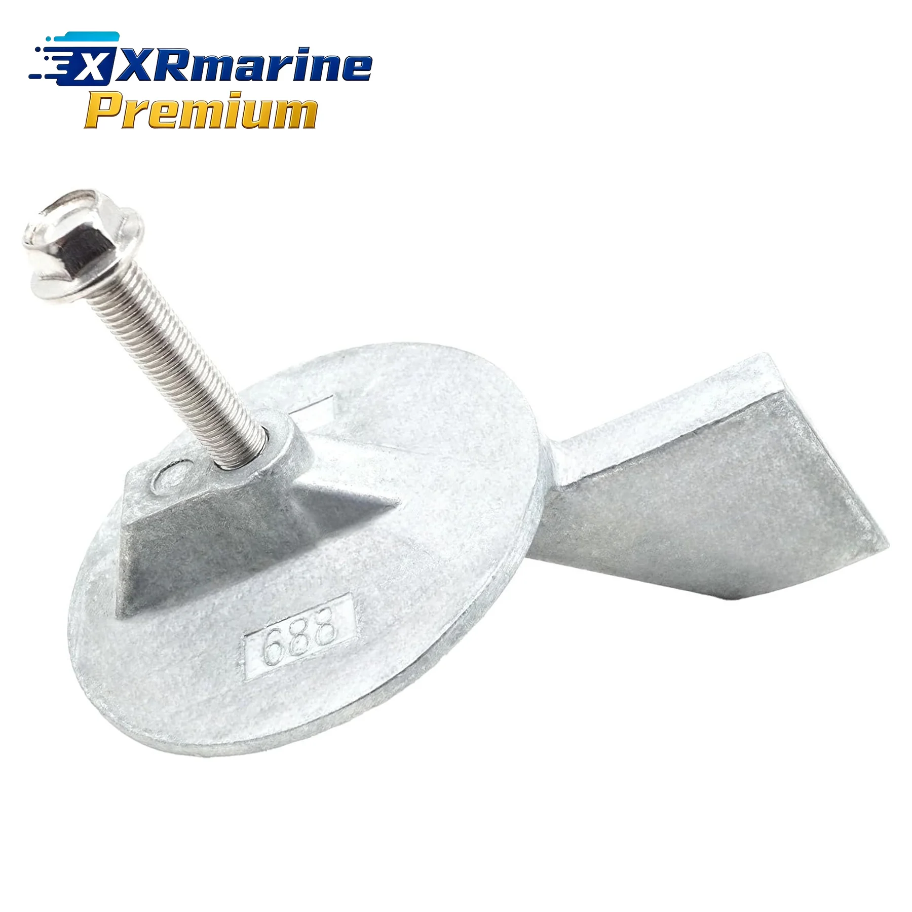 67F-45371-00 Outboard Trim Tab Anode Compatible with Yamaha 50 60 70 75 85 90 HP Marine Motor Replaces 688-45371-00 6K5-45251-00