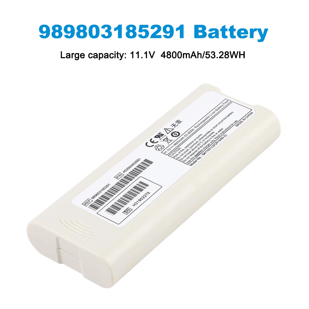989803185291 453564402681 Wiederaufladbarer Akku für Philips PageWriter TC10 TC20 EKG-Gerät, Ersatzakku – Detail 1