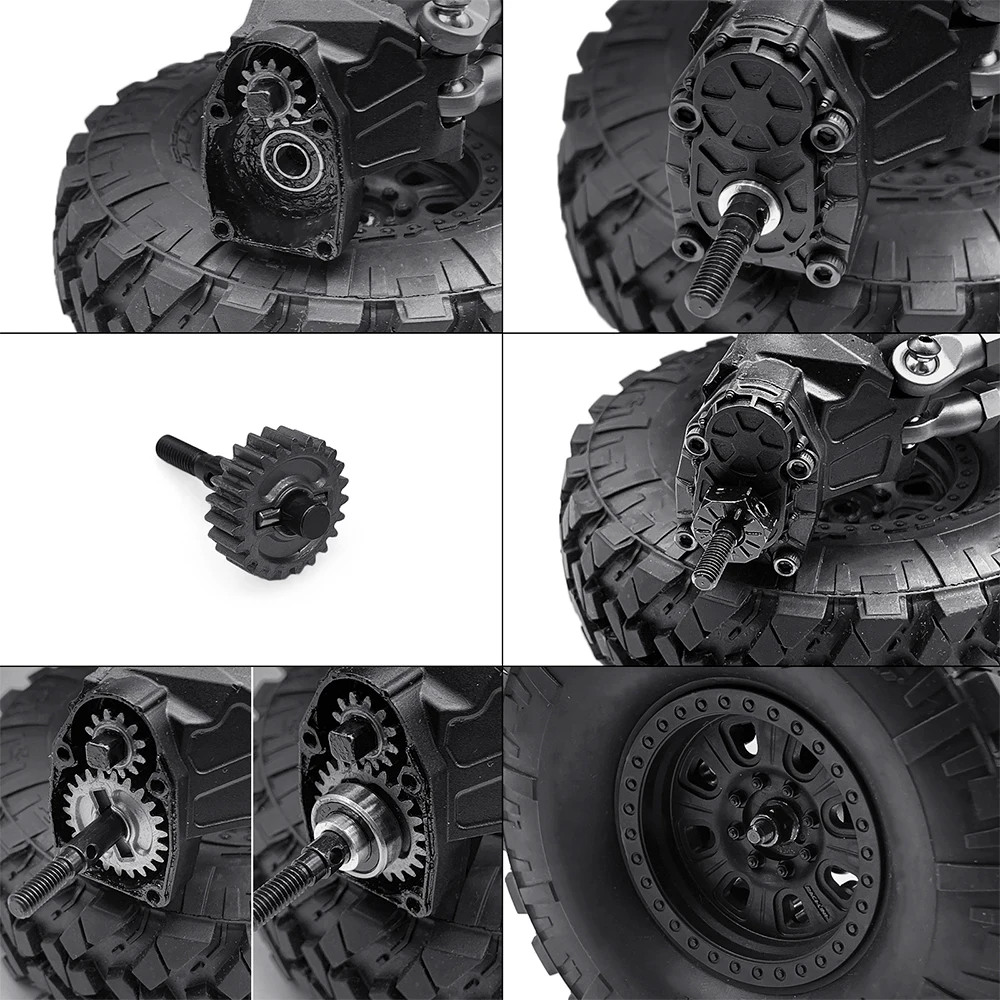 YEAHRUN acciaio anteriore posteriore albero di trasmissione CVD per Axial AXI03004 Capra UTB 1/10 RC Crawler Car Truck Model Upgrade Parts