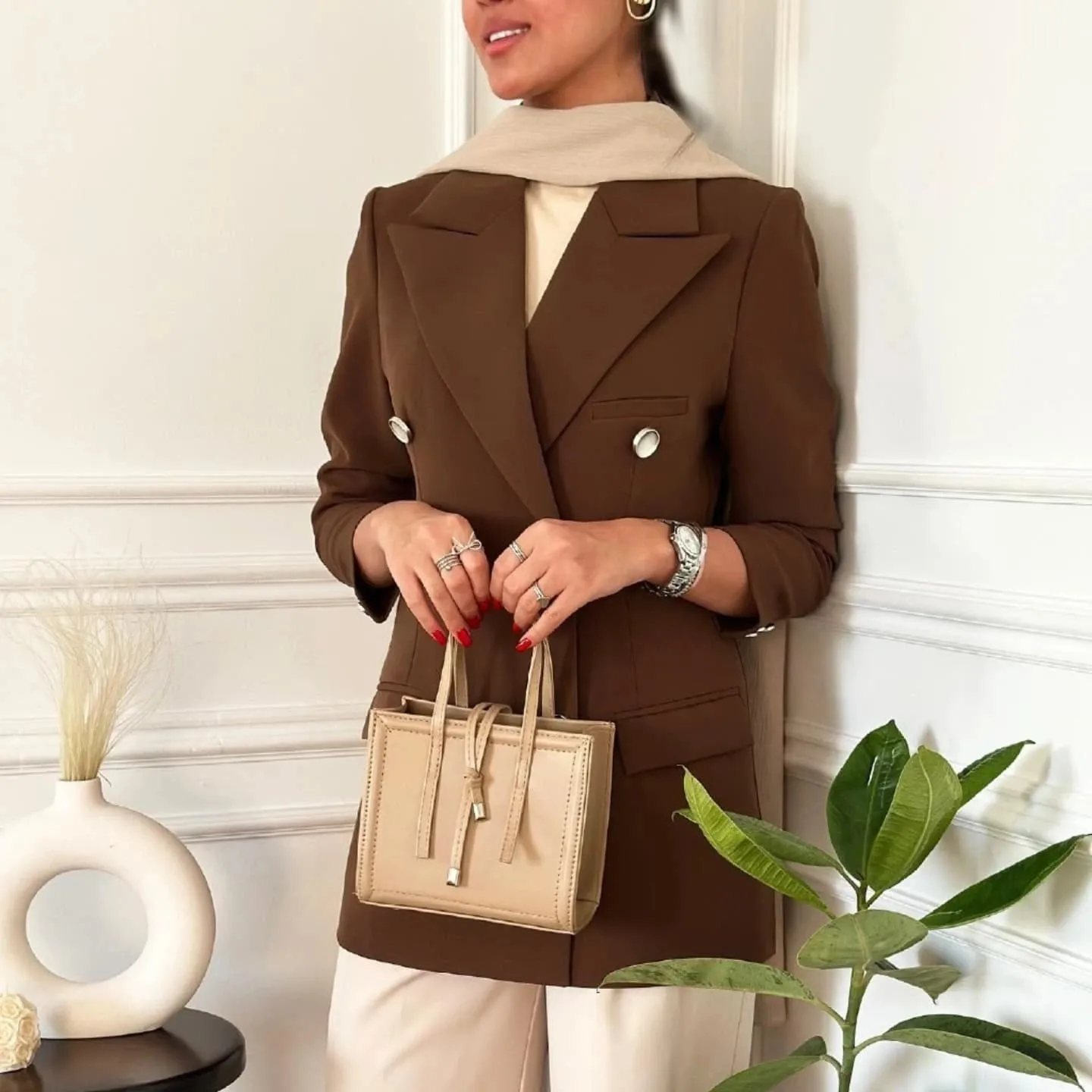 Women'S Red Chic Blazer 2025 Fashion Classic Long Sleeve Business Jacket Stylish Casual Coat For Ladies Outerwear Customized