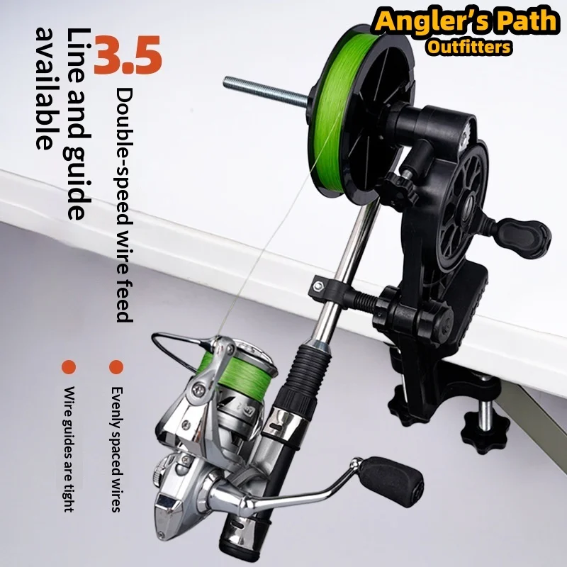 

Chiren Fishing Line Spooler Winder High Speed Ratio Universal For Spinning Reel Baitcast Reel Fishing Tackle Tool For Anglers