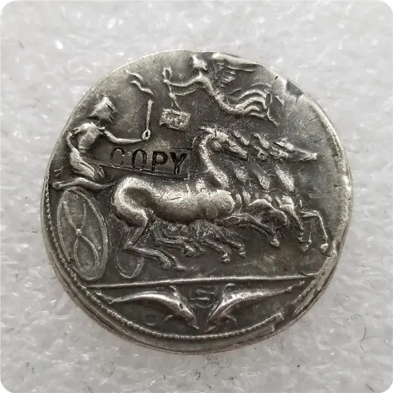 Type:#36 ANCIENT GREEK COIN COPY commemorative coins-replica coins medal coins collectibles Challenge Pocket Coins Christmas Gif