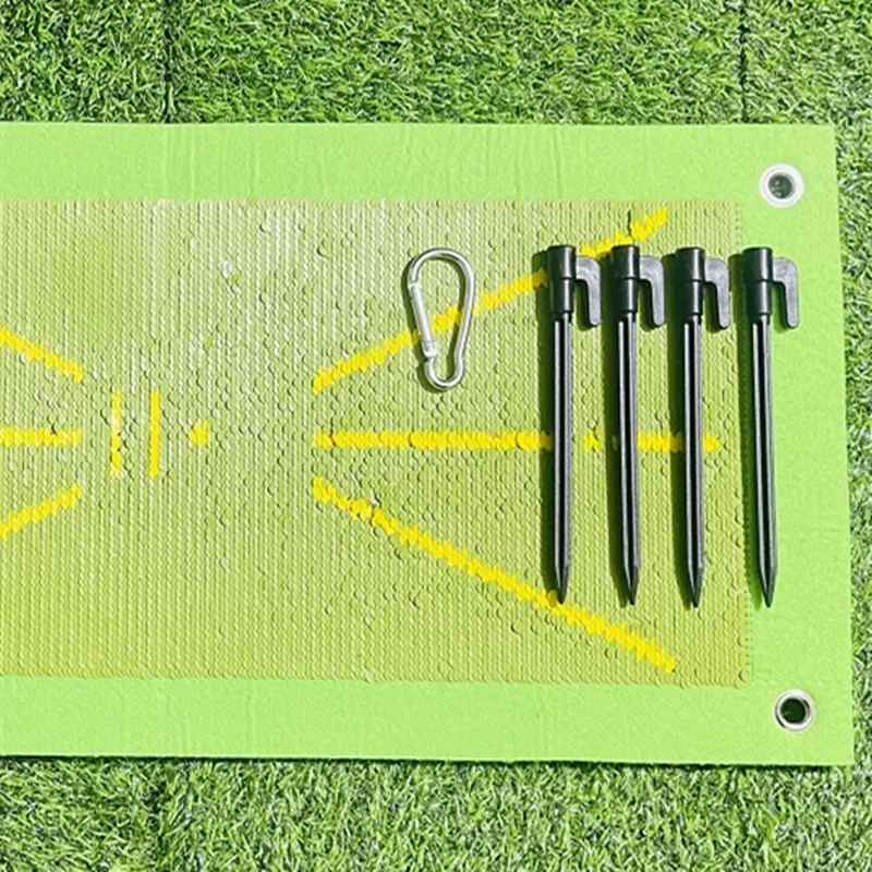 Golf Training Anfänger Zubehör für Swing Erkennung Batting Ball Directional Path Pads Praxis Pads Werkzeug Training Aids Matte – Detail 5