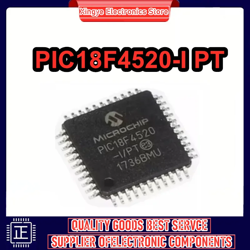 5PCS PIC18F4520-I/PT PIC18F4520-I PIC18F4520 PIC18F PIC18 PIC IC MCU Chip TQFP-44 in Stock 100% New Originl