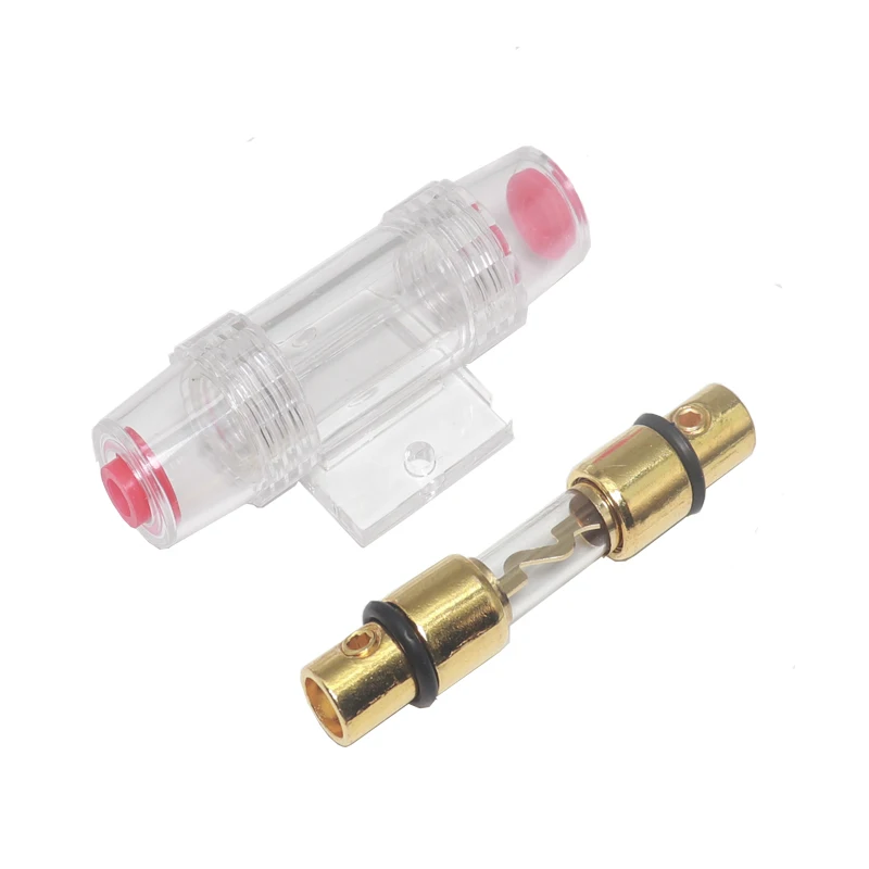 【1Set】 Auto Car Fuse Holder Block For Car Vehicle Subwoofer Audio In Line AMP Amplifier Cable AGU fuse holder