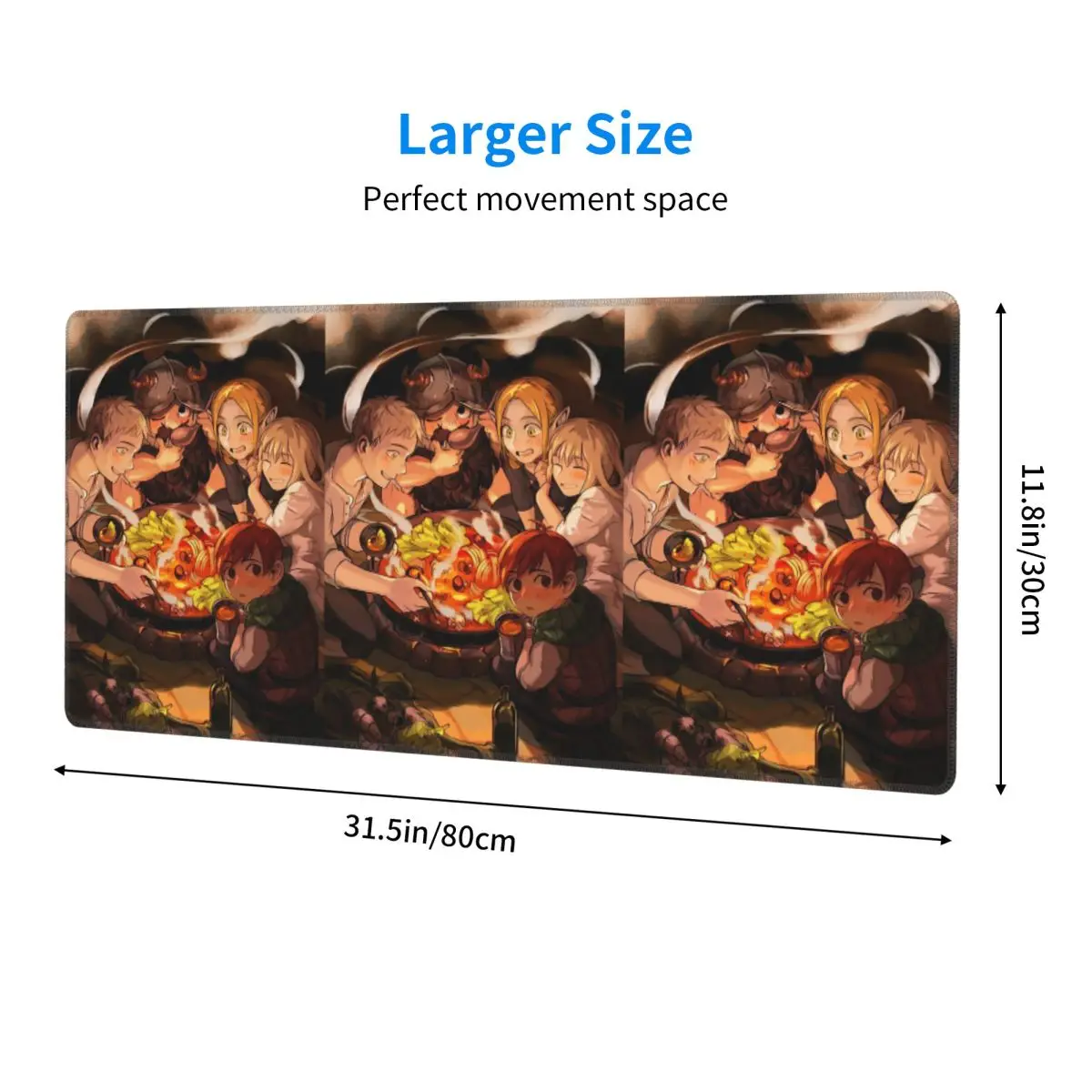 Large Mouse Pad Delicious In Dungeon Gamer PC Laptop Mats Keyboard Carpet Computer Gaming Office Accessories Desk Mat