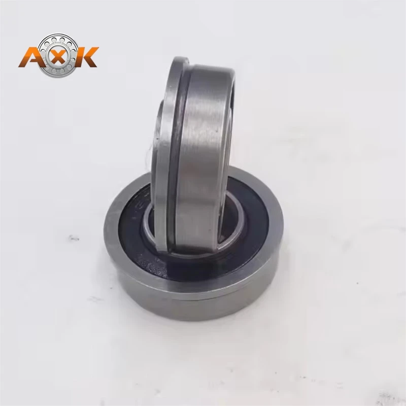 2PCS Bearing Steel F6202 12X35X37MM 12.8x35x37  16X35X11MM F6003 20X35X11MM Trolley Trike Bearing Flange with Flange Bearing