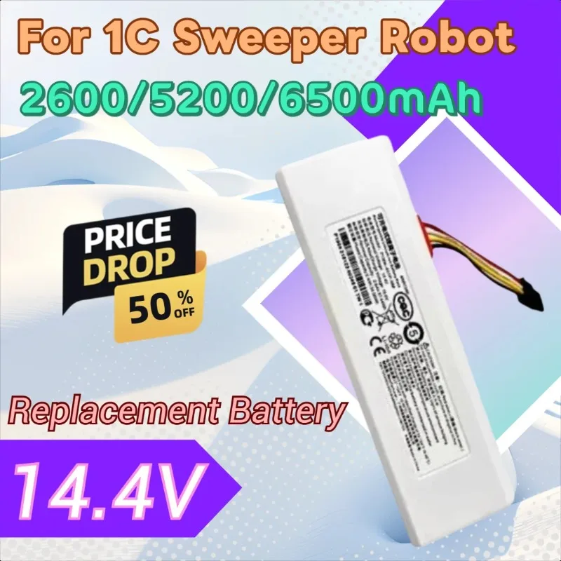 

14.4V Battery High Quality for 1C Sweeper Robot Battery 1C P1904 4S1P MM Mijiami Vacuum Cleaner Sweeping Robot Battery G1