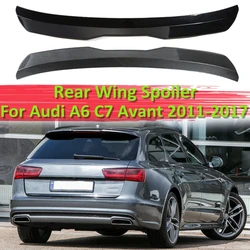 Roof Spoiler Extension ABS Plastic Car Tail Trunk Wing Rear Roof Spoiler For Audi A6 C7 Avant 2011-2017 A6 Allroad 2012-2018