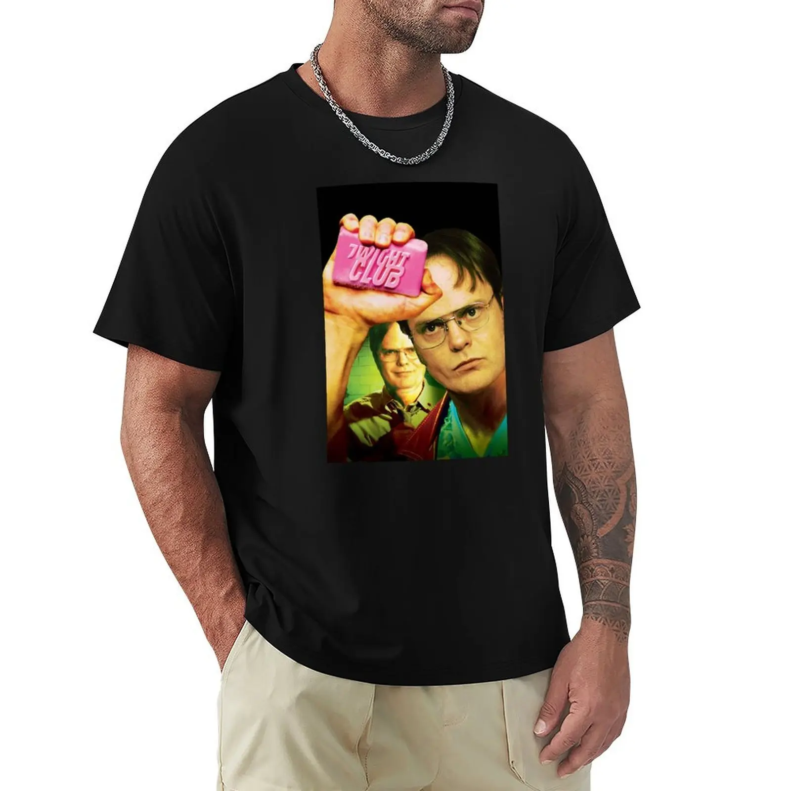 

Dwight Club T-Shirt anime figures Man t-shirt football t shirt t shirts men