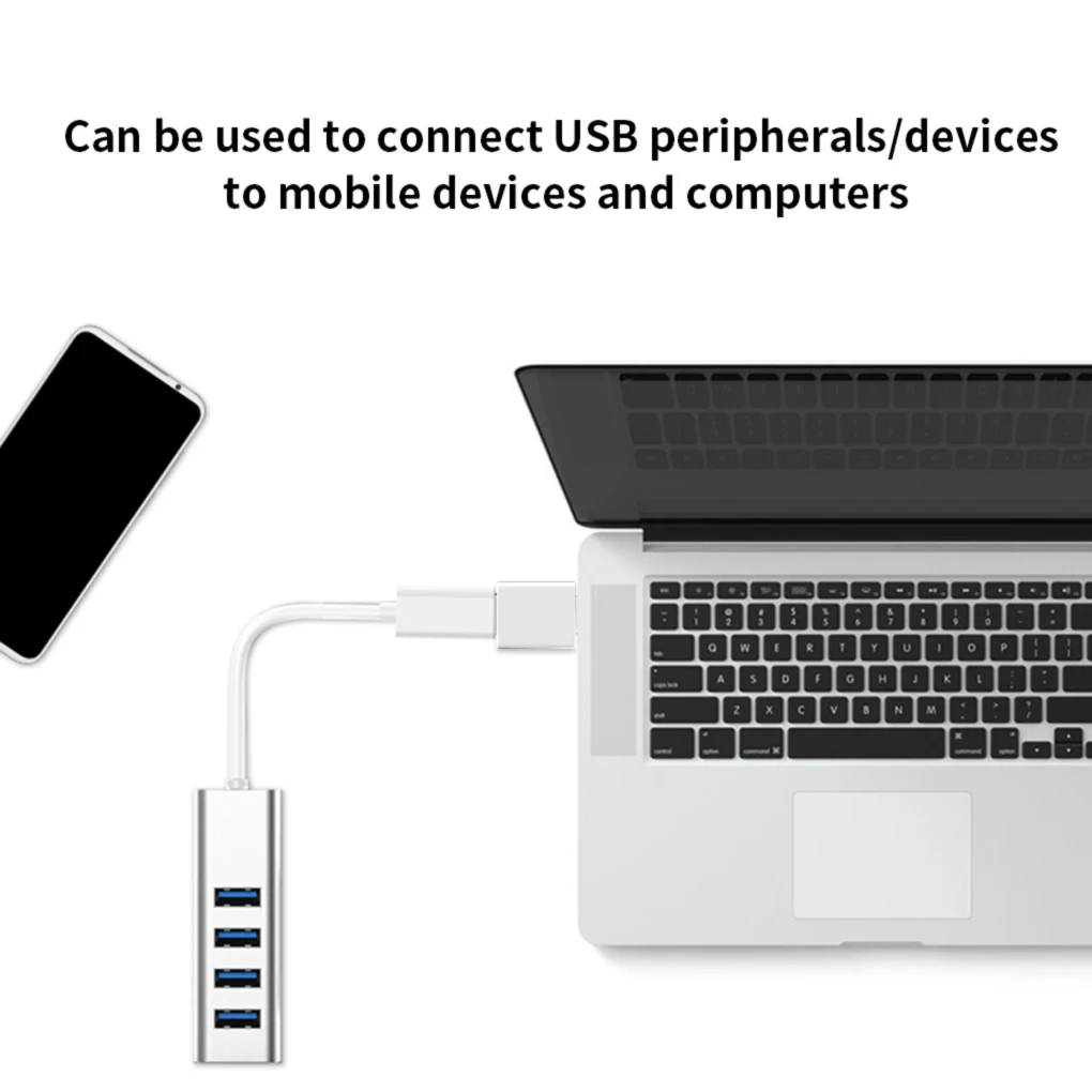 Type-c to USB Adapter Mobile Phone Mini Type-c Converter Fast Data Transmission OTG Adapter 1pc
