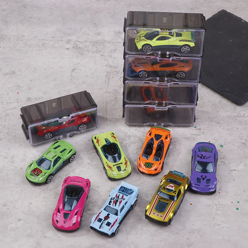 

5Sets Toy Cars 1: 64 Alloy Sliding Car Sports Car Racing Car. As A Collection And Home Decoration Halloween Christmas Gift