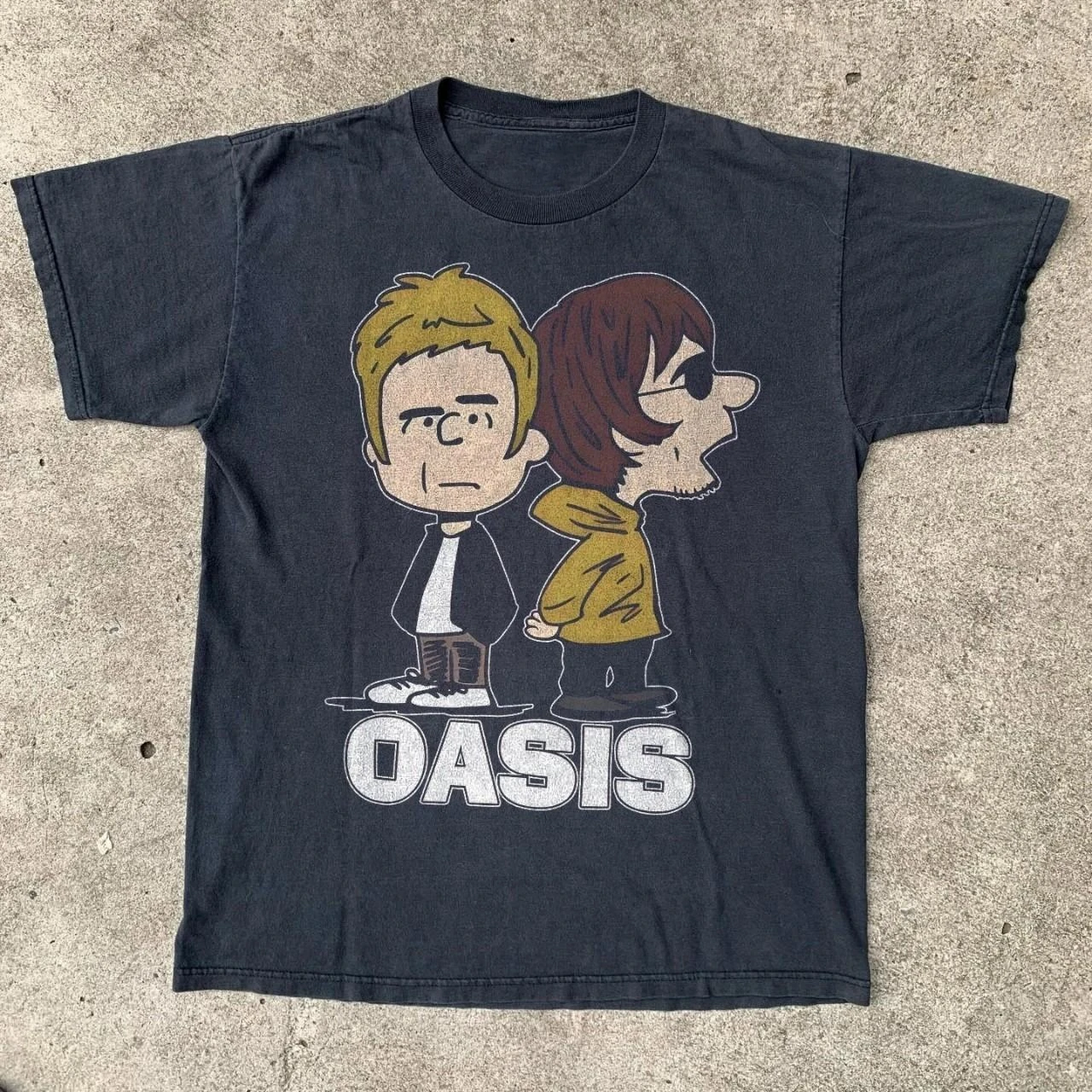 Summer New Oasis Band Men and Women Style Cotton High Street Casual Short Sleeve Male T-shirts Summer Vintage Top