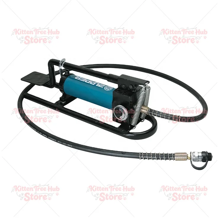 TFP-800 Manual Hydraulic Operated Foot Pump With Meter  for Operating Big Cylinder