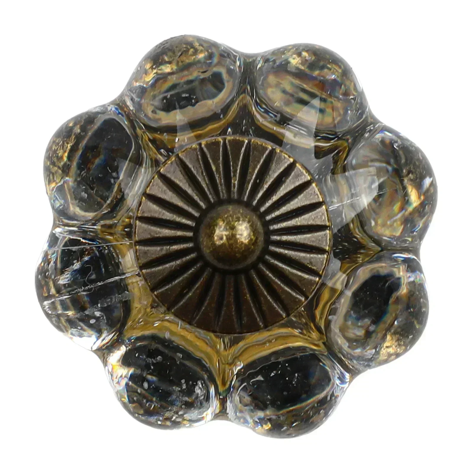 Artistic Acrylic Pumpkin Pulls Dresser Drawer Knobs Shiny Appearance Solid Structure Durability For Home Decor