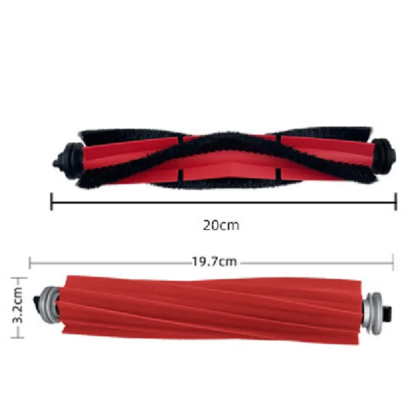ATP3- For Roborock P10 Sweeper Accessories Replacement For Rubber Brush And Main Brush