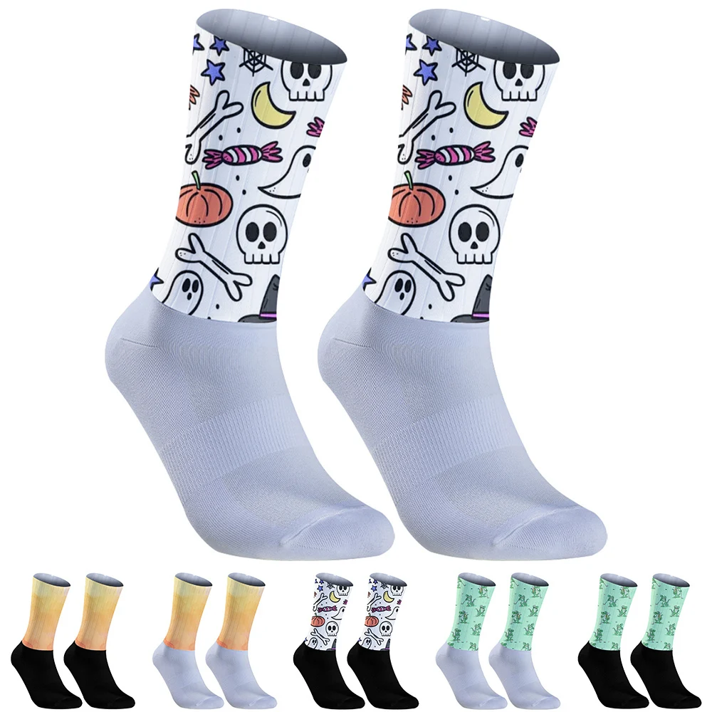 

Ankle Running Cycling Socks Breathable Compression Fit Socks Halloween 2024 New