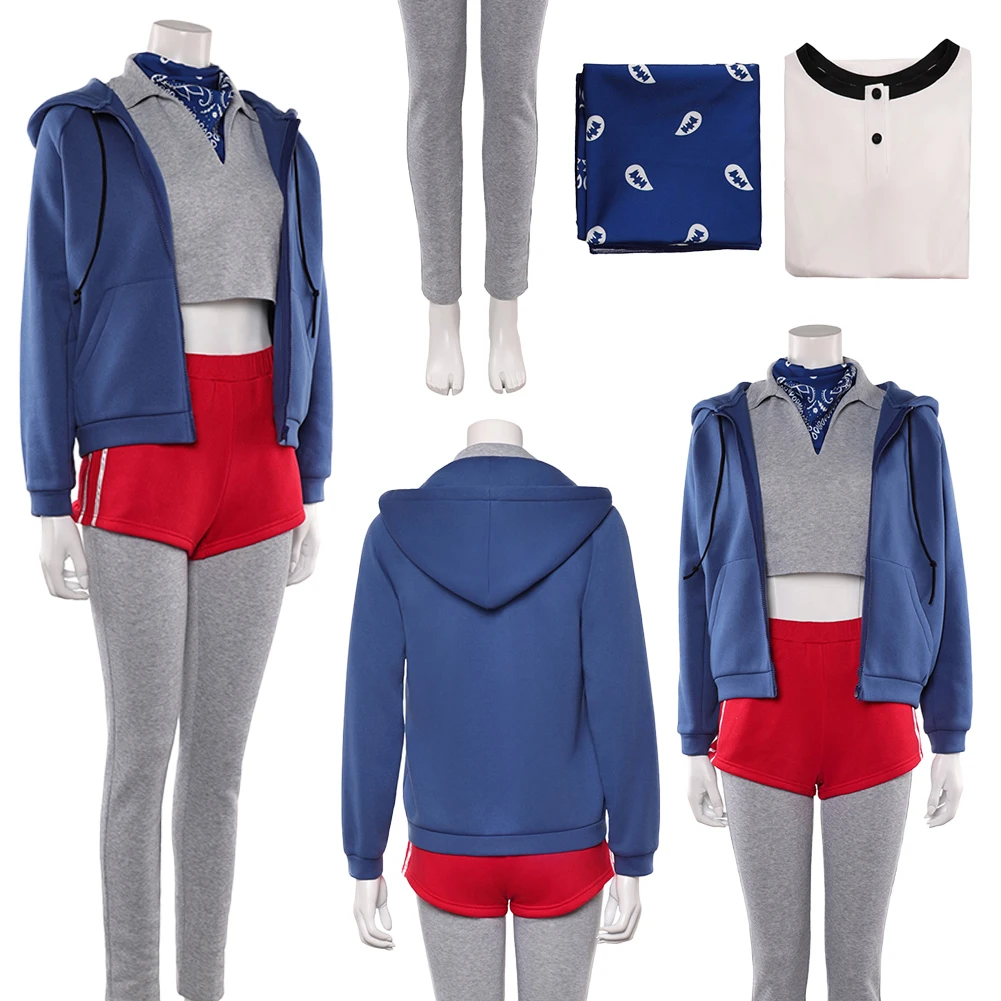 

Fantasia 11 Eleven Cosplay Blue Gray Clothing 2025 TV ST 5 Disfraz Costume Adult Women Fantasy Halloween Carnival Party Clothes