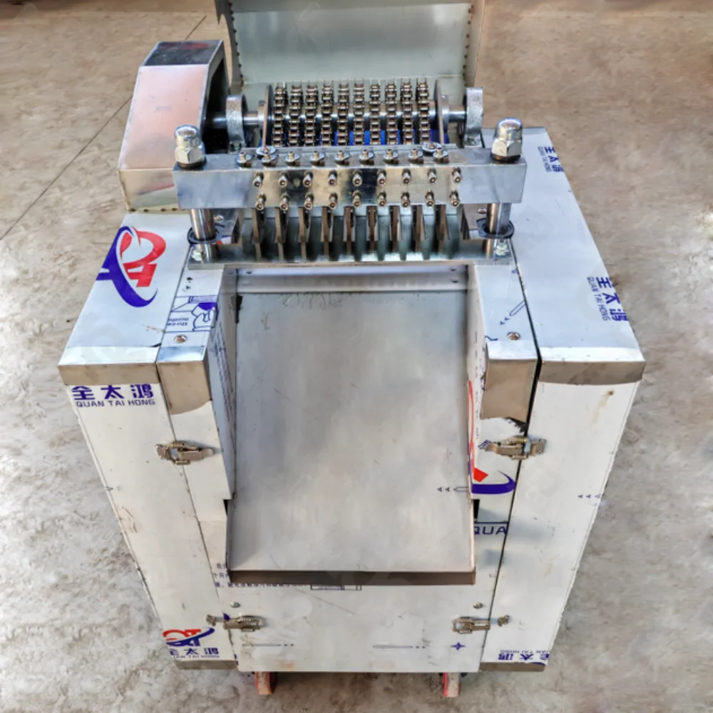 Customizable Beef Dice Cutting Chicken Meat Cutters Full Automatic Beef Cow Mutton Slicer Machine Hot Meat Slicing Machine
