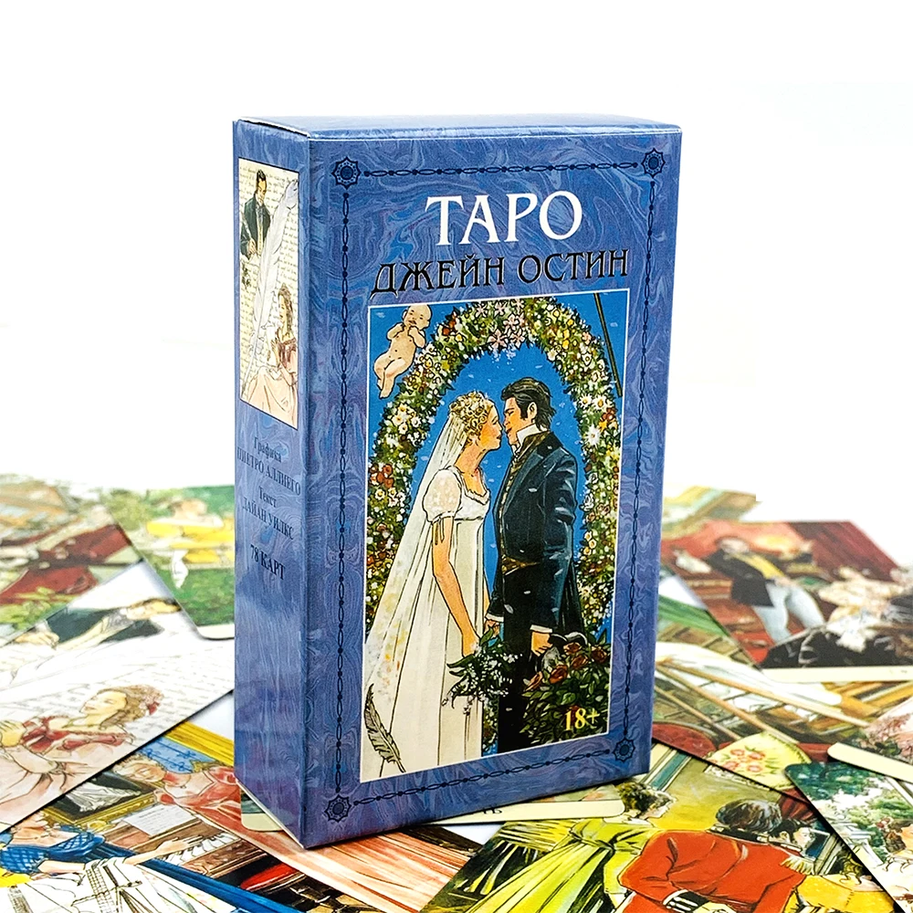 Tarot Таро Джейн Остин 78 Pcs Romantic Regency Novel Tarot Cards Love Relationship Divination Cards Game Tarot Gifts