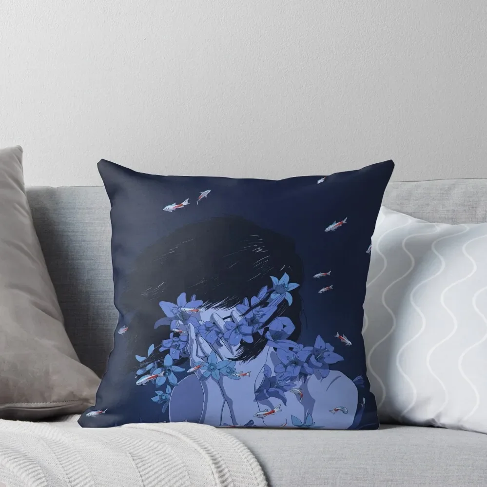 

Perfect Blue Throw Pillow Decorative Cushion Christmas Pillow luxury decor pillow