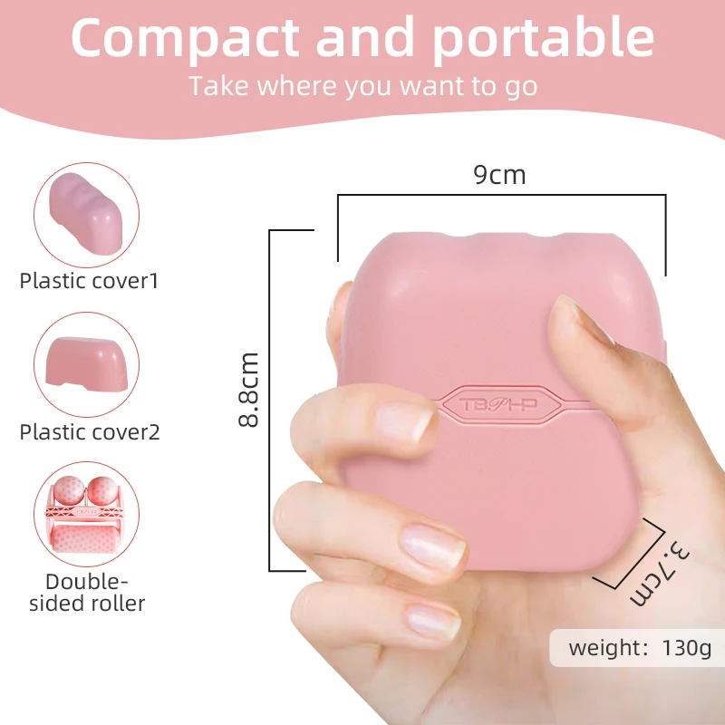 الجليد الوجه الأسطوانة آيس كيوب تدليك الجمال البلاستيك قالب الثلج لانتفاخ العين الجليد الوجه الأسطوانة تقليص المسام أدوات العناية بالجمال #4