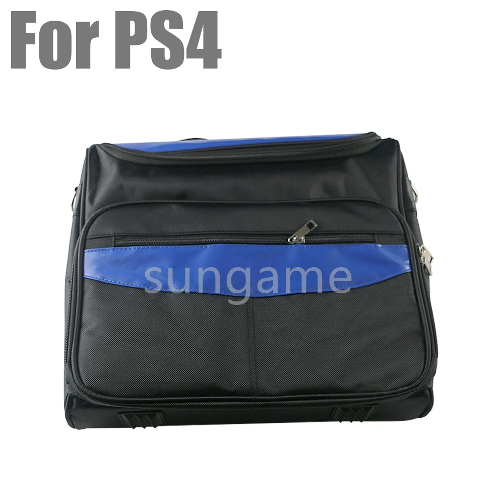 3pcs-game-sytem-bag-for-playstation-4-ps4-or-ps4-slim-pro-console-protect-shoulder-carry-canvas-case