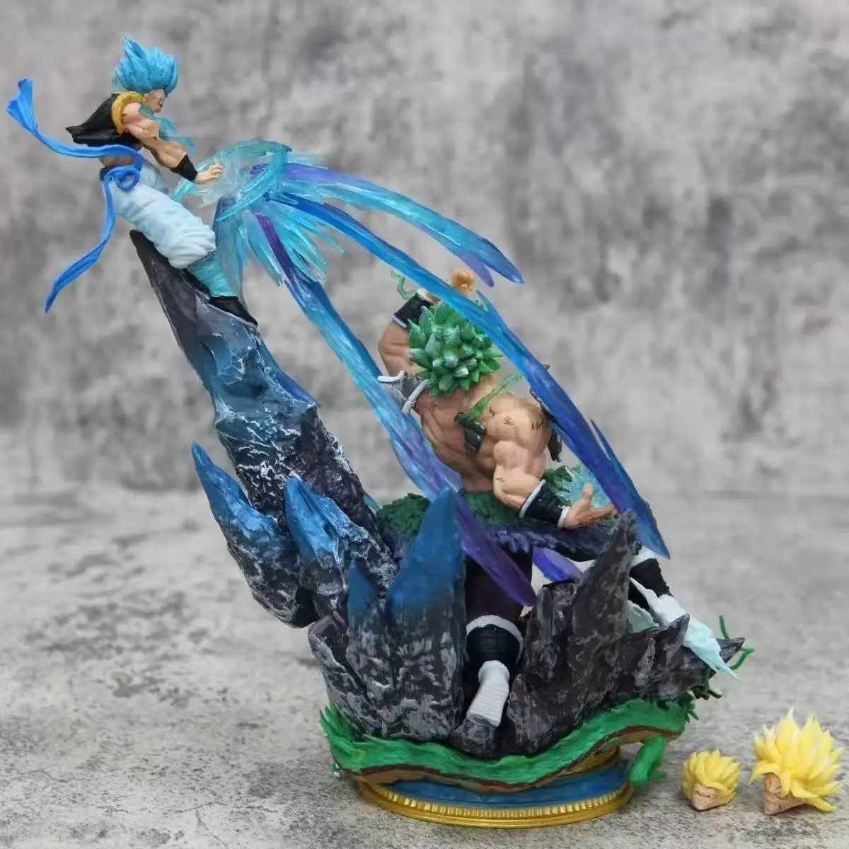 

In Stock Anime Dragon Ball Figure Broly Vs Gogeta Figure Broly Figure Model Pvc Statue Dolls Collection Decoration Christmas Toy