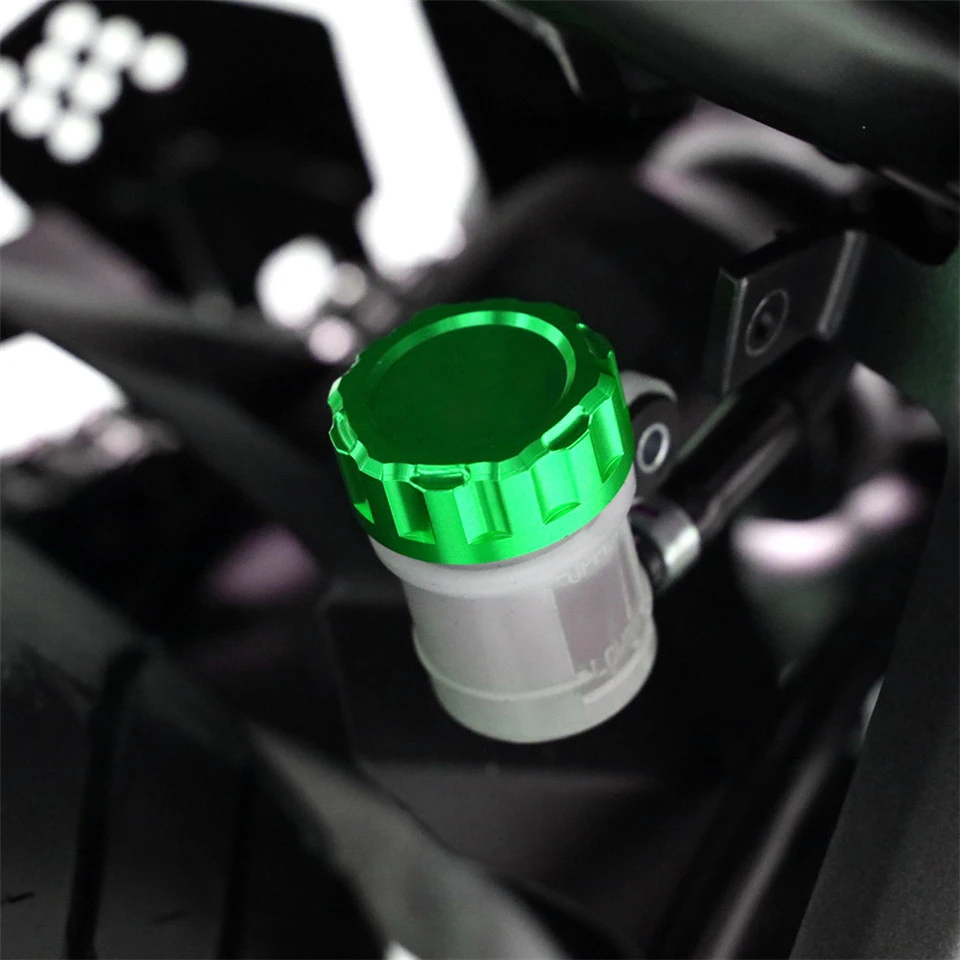 Motorcycle Master Cylinder Oil Fluid Cap Rear Brake Reservoir Cover For Kawasaki Z1000 2007-2017 2016 Z1000SX 2011-2014 Z1000 SX