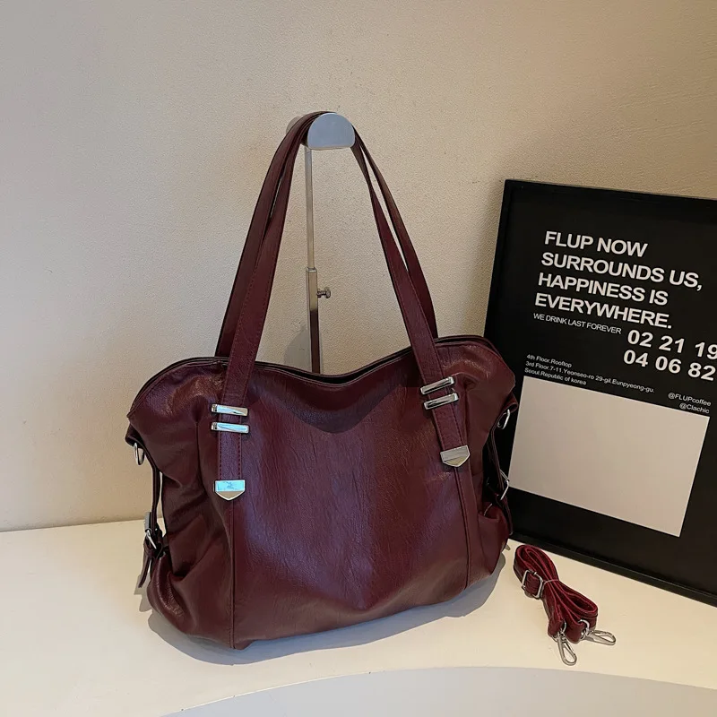 

2025 New Women's Tote Bag - Urban Minimalist Large Capacity Shoulder Bag, Fashionable Outdoor Handbag, Versatile & Stylish