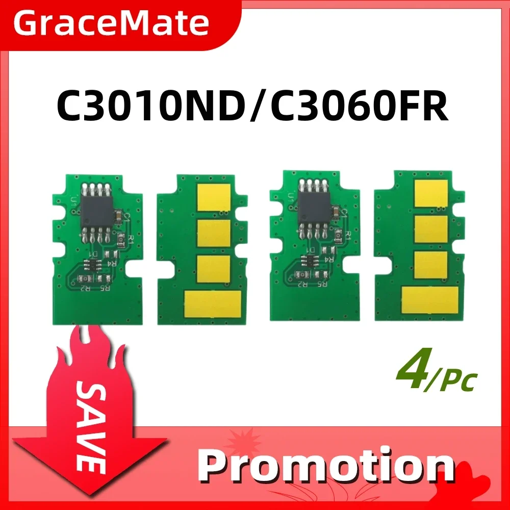 

4 шт. тонер-чип для Samsung CLT-K503L CLT-C503L M503L Y503L для Samsung SL-C3010ND C3010 C3060 C3060FR SL-C3060ND чипы сброса