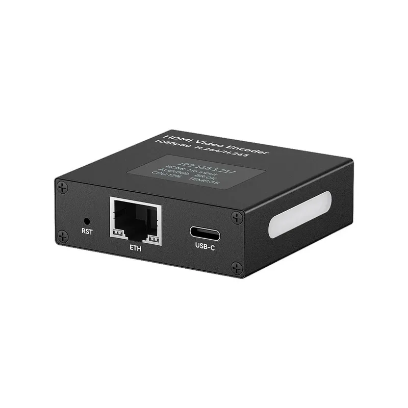 Glow Link Pi MiniENC1 Encoder Tragbares Streaming Full-1080P60 RTSP RTMP H265 Live Broadcast Video Encoder UVC Capt
