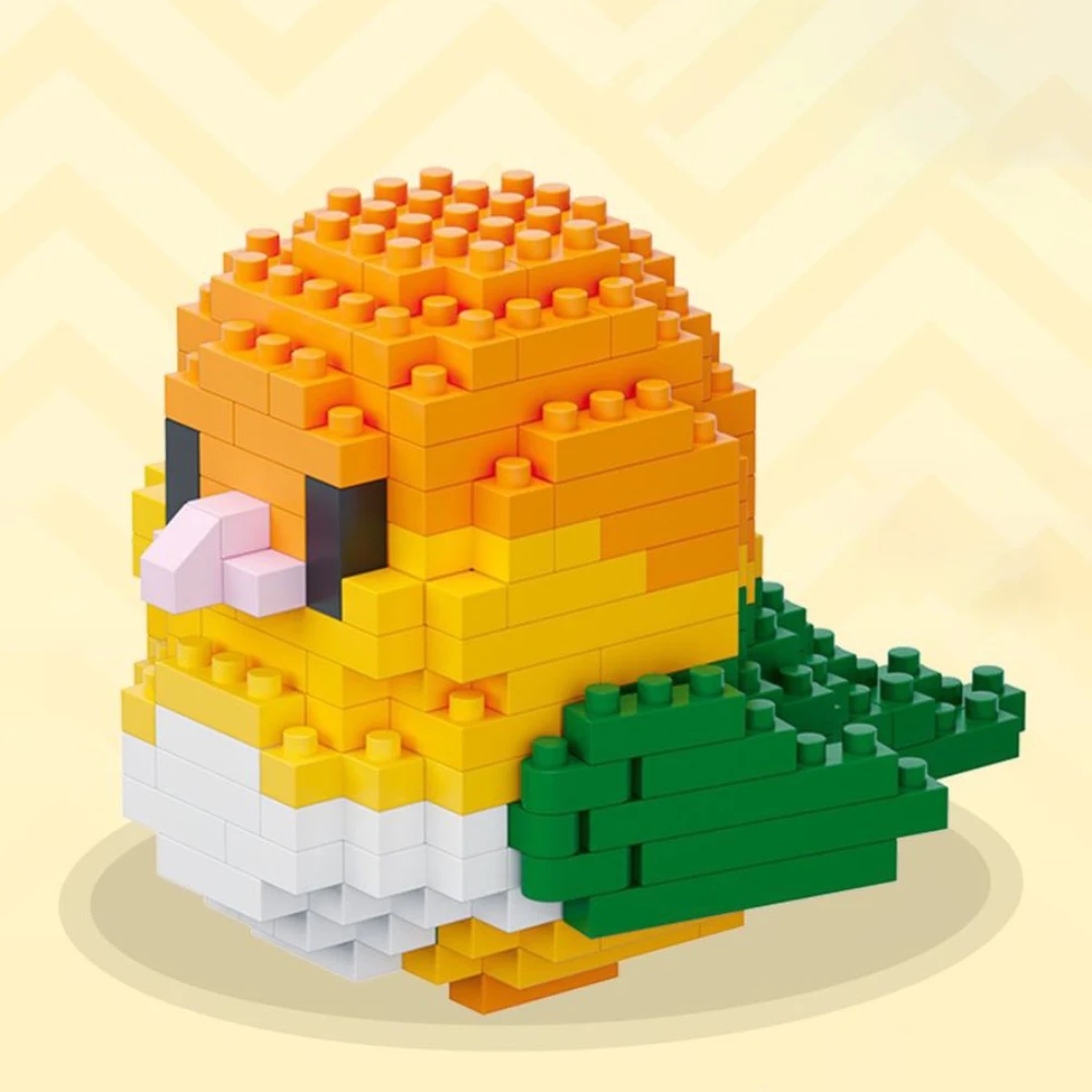 Moe Bird series building block toys assembly, table ornaments, children's educational toys, suitable for boys and girls Christma