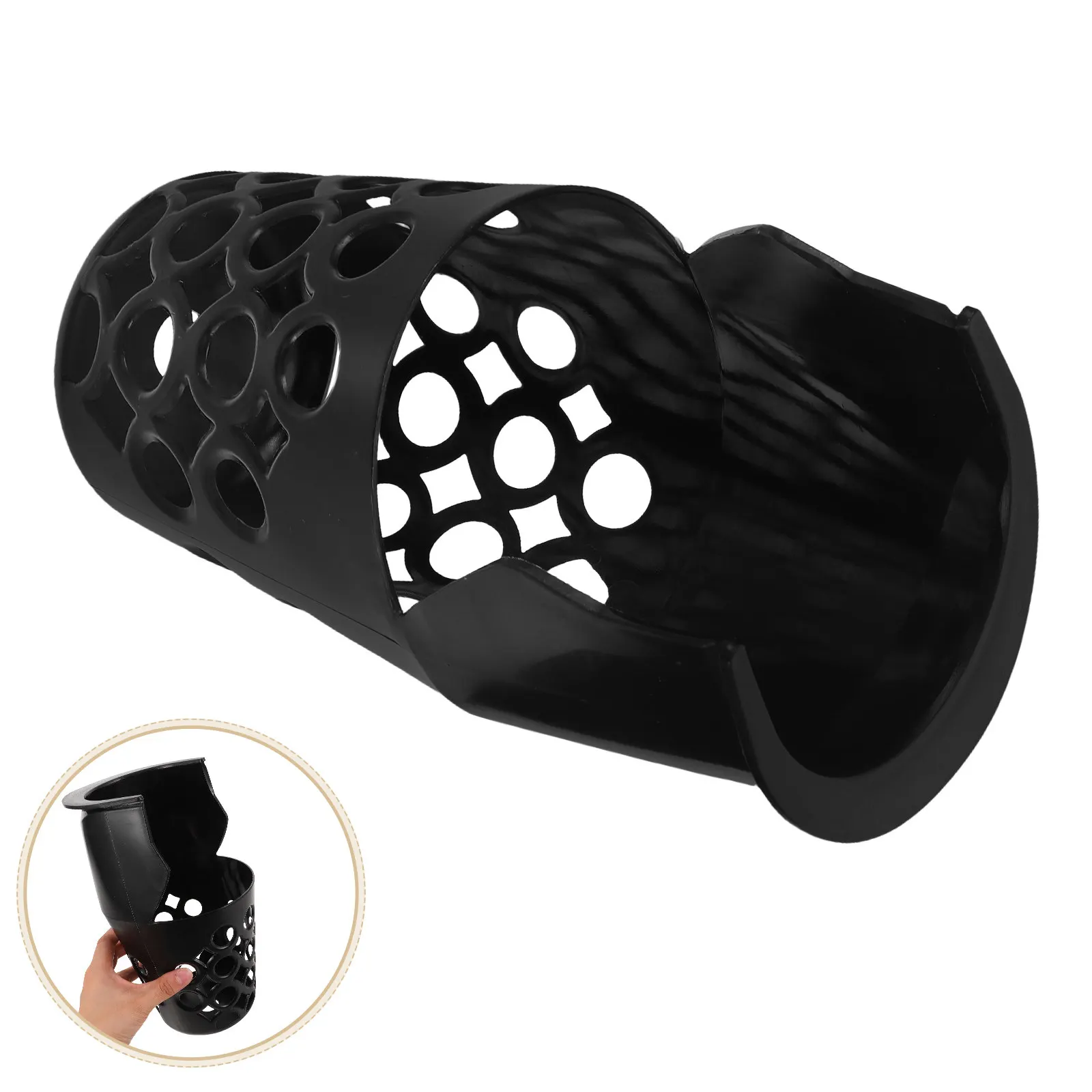 

Black Plastic Pool Table Drop Pocket Replacement Hollow Basket Billiards Ball Storage Net Bag Pool Table Accessories Kit