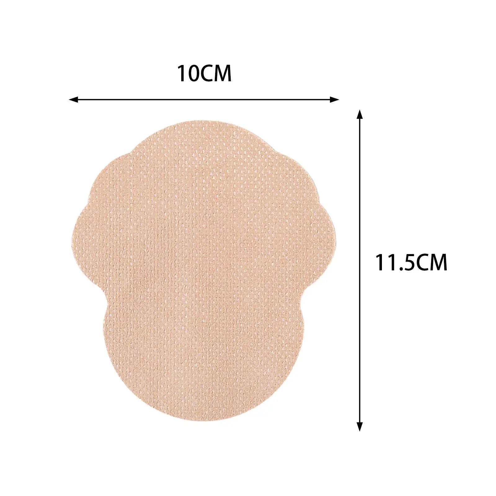 وسادة عرق تحت الإبط قابلة للتنفس للرجال والنساء ، تبقى جافة ، ناعمة ، مضادة للتعرق ، بدون أثر ، غير منكهة ، رقعة ماصة ، 10 *