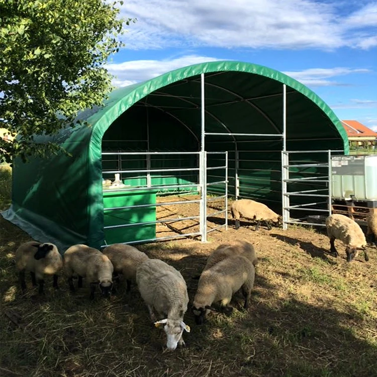 Durable Low Cost Livestock Barn Shelter Horse Tent Stable House for Farm Use Factory Direct for Sale