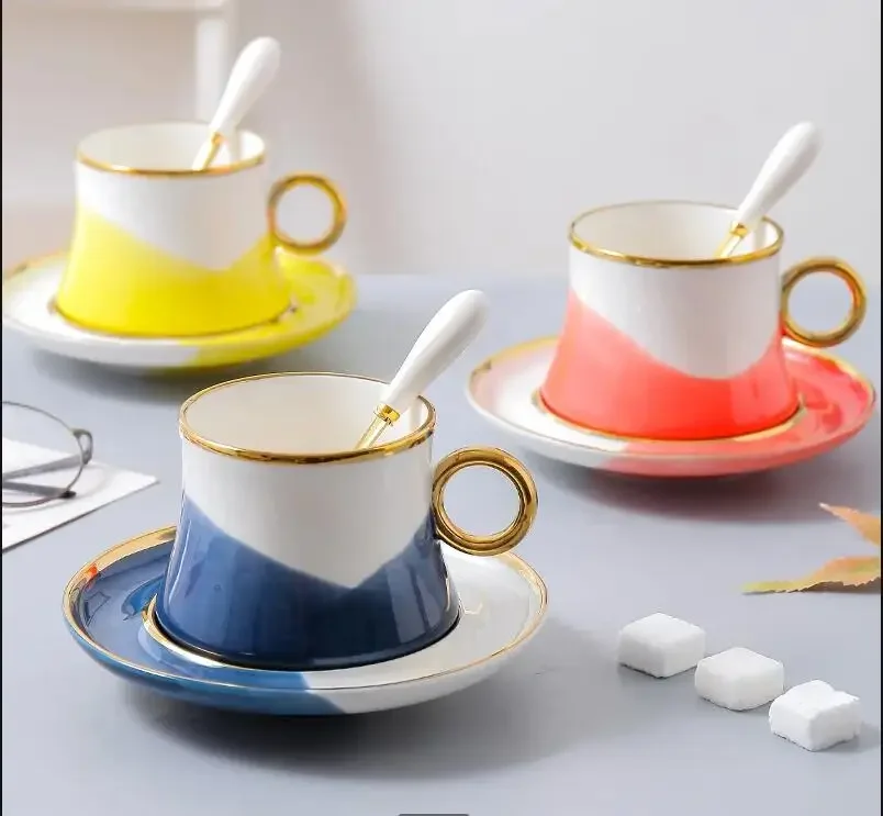 Phnom Penh Keramik-Kaffeetasse, Blumentee und Set, Wasserbecher, Milchbecher, Büro, Teetasse, Zuhause, Trinkgeschirr, Geschenk