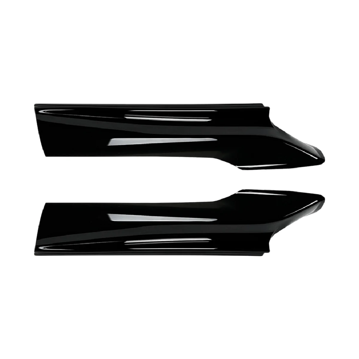 

Car Bright Black Front Bumper Lip Angle Diffuser Splitter Spoiler Protector for 5 Series F10 F11