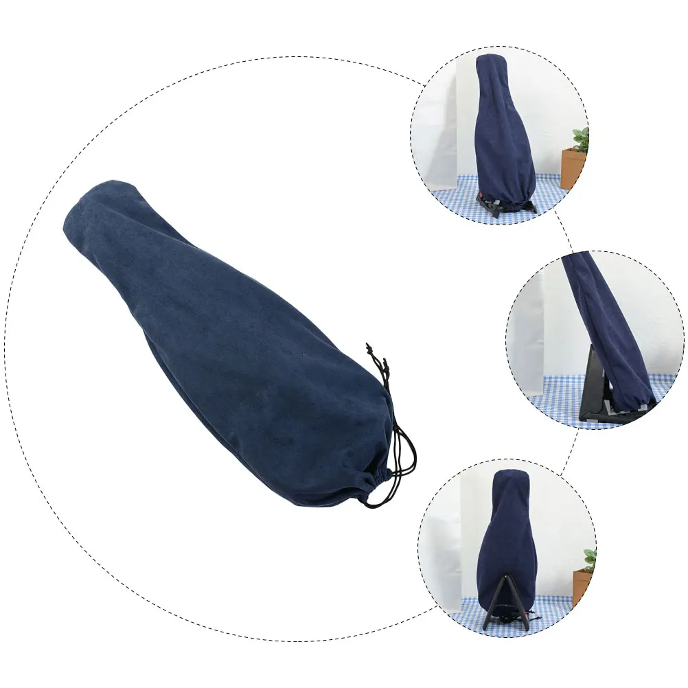 

1pc Exquisite Violin Cover Suede Fabric Protective Dust Resistant Durable Dark Blue Comfortable Decorative Accessory For Violin