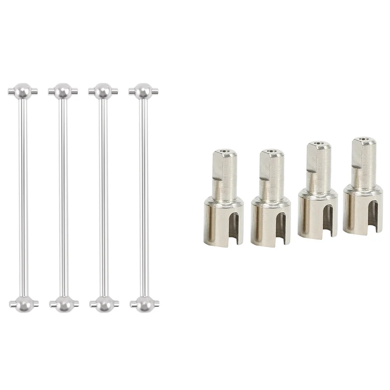 4 PCS Car Spare Parts 144001-1281 Rear Dog Bone With 1/14 Remote Control Car Spare Parts Differential Cups