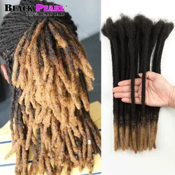 Extensiones Loc de rastas de cabello humano, 100% cabello humano, 1B/Red