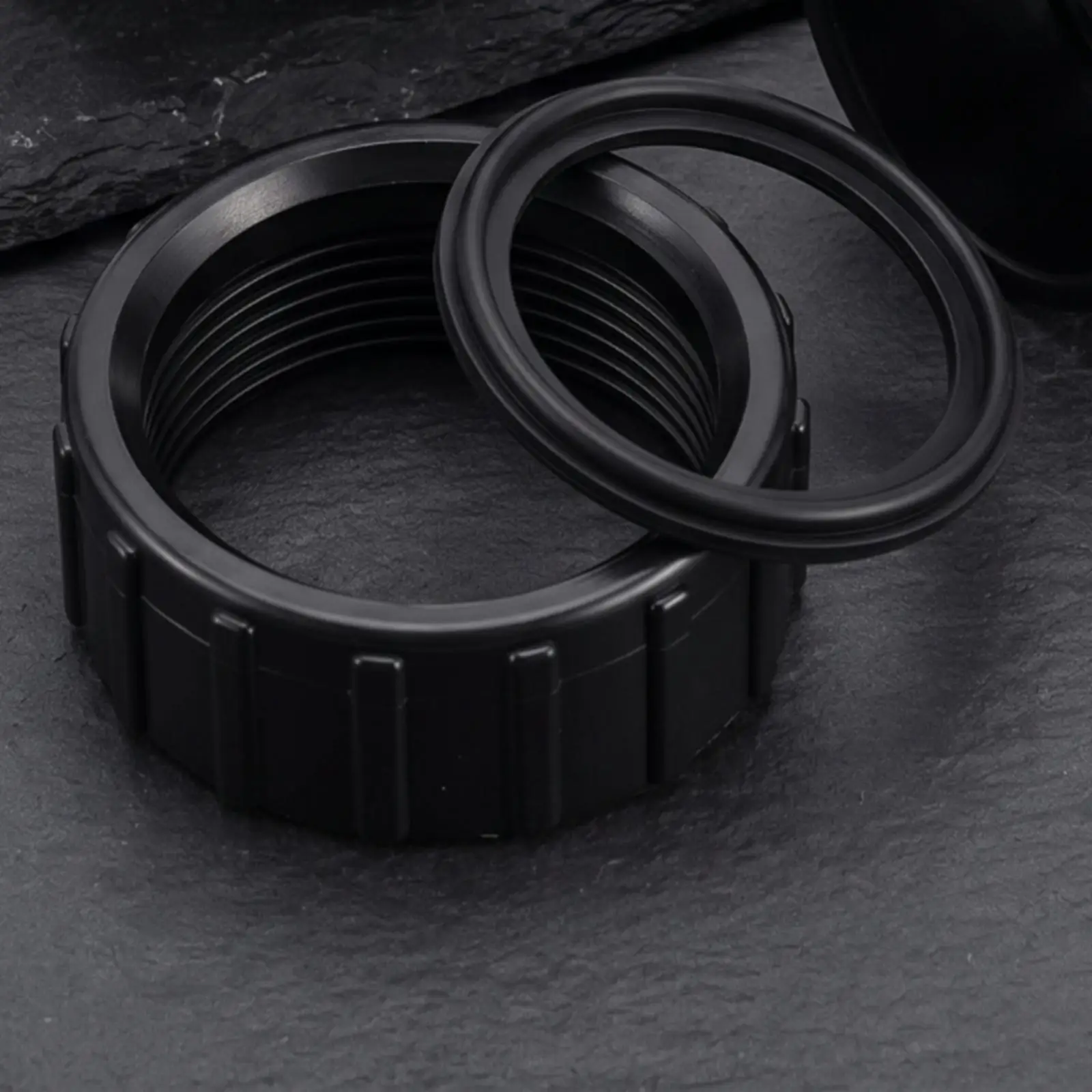 2 Pieces Pool Pump Connector Kit Replacement Connector with O-Gasket Leak-Proof