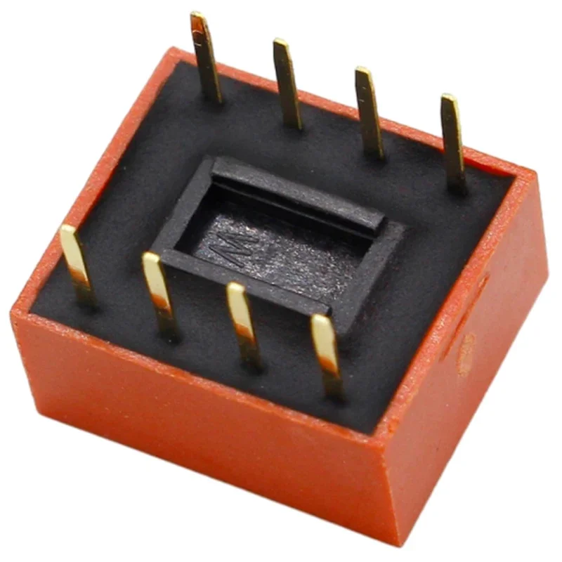 Imc Hot 10 Pcs 2 Rij 8 Pin 4P Posities 2.54Mm Pitch Dip Schakelaar Rood